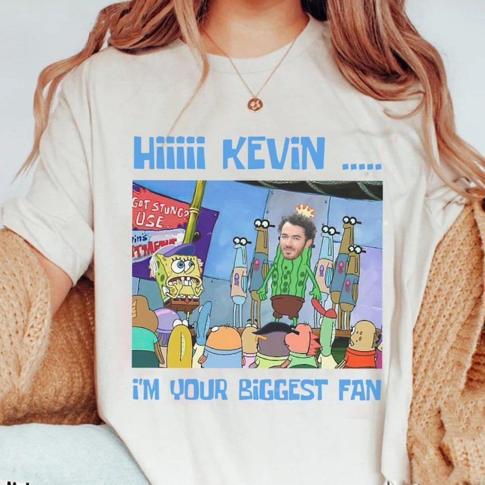 Jonas Brothers Kevin Biggest Fan Pop Humor Unisex T-Shirt